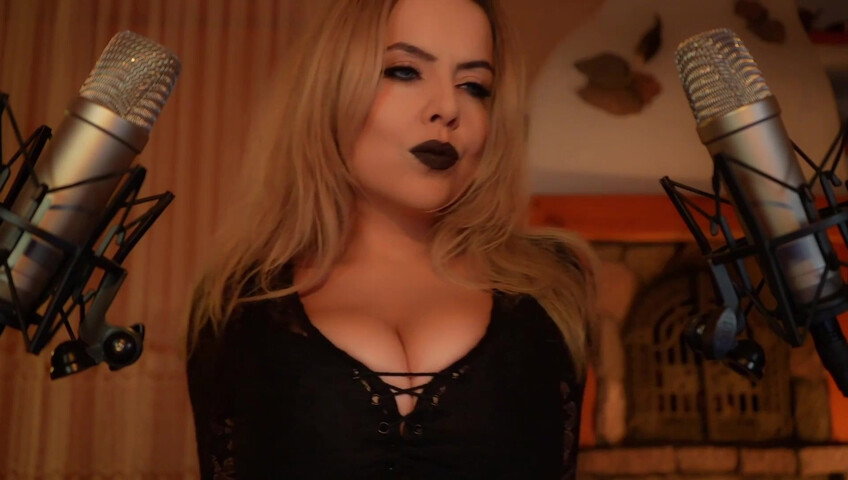 Trinki ASMR - 15 October 2025 - Kisses Ear Nibbling Shirt Scratching from Goth GF