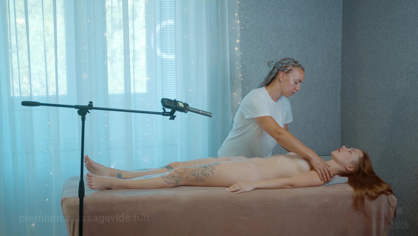 ASMR Massage - 11 Jan 2026 - Full Body NU Massage by Alina S to Scarlet N​