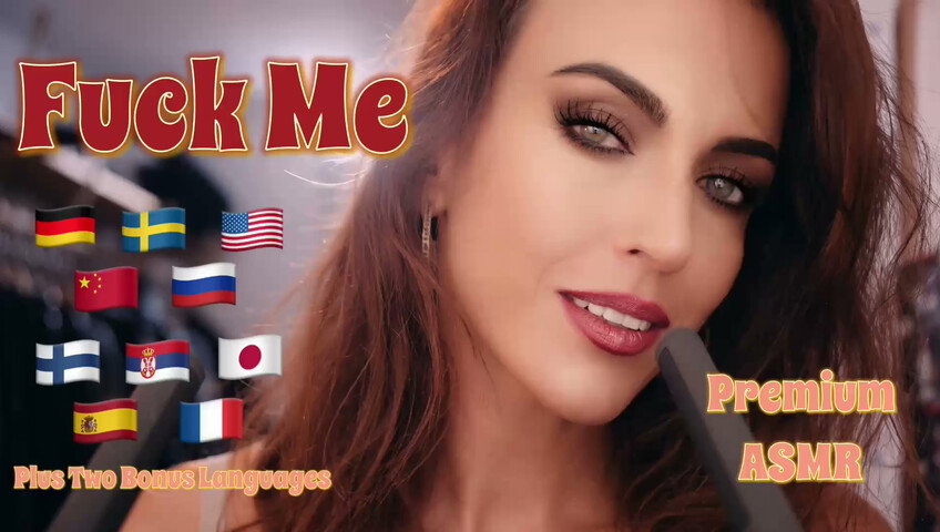 Gina Carla ASMR - FUCK ME! 10 Different Languages