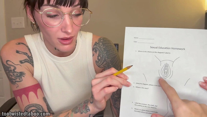 Too Twisted Taboo - Step Mom Helps You With Your Sex Ed Homework