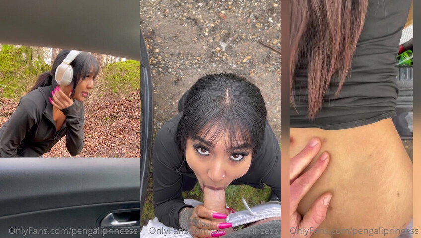 Yasmina Khan - Fucked by a Stranger in a Park