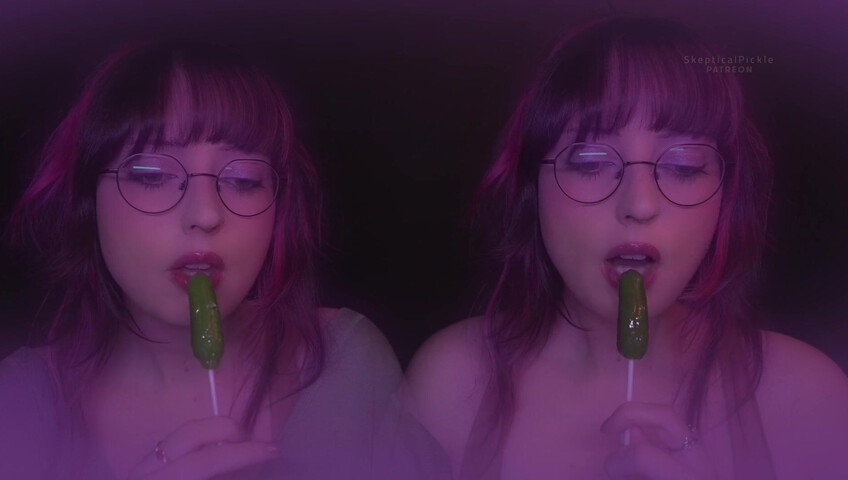 SkepticalPickle ASMR - 31 May 2026 - Twins Sucking Pickle Lolipop, Mic in Bra Experiment, & Sucking Audio (Platinum)