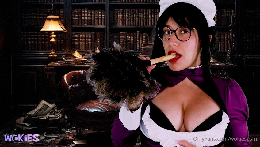 Wokies ASMR - Erotic Audio ~ Part 2 Maid Cleans the Headmaster's Study and the Meeting at the Royal Library ~