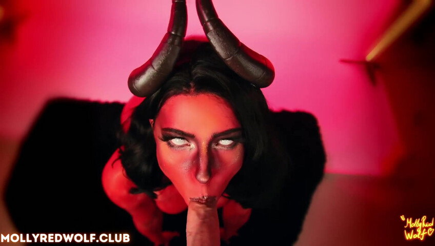 MollyRedWolf - Dispatch. Malevola. Devilish Blowjob and Juicy Creampie