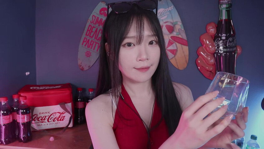 [ASMR]nara_나라 - 18 June 2026 - Refreshing Carbonated Drink Sounds That Cool Your Ears