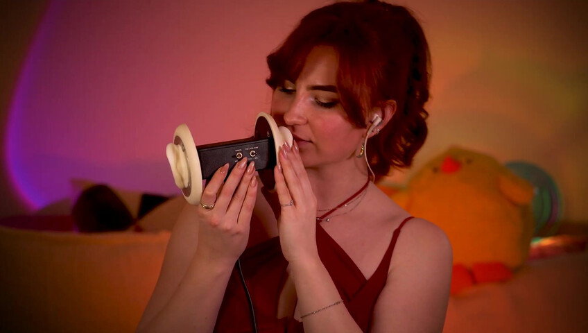 SacredXO ASMR - Bass Boosted Tongue Fluttering [YT deleted video]​