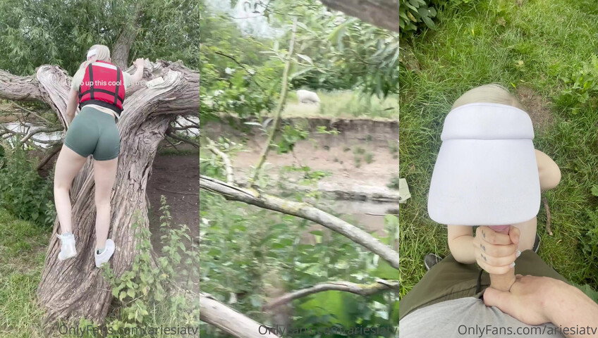 Ariesia ASMR - Canoe Excursion on a River Sextape