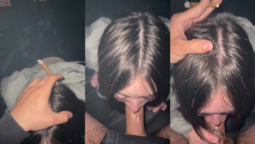 Mewslut Blows - A Cock During A Smoke Session