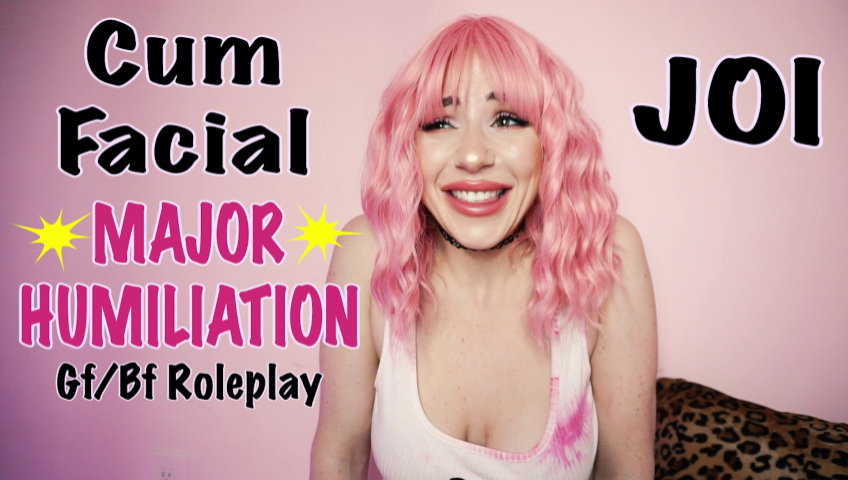 Goddess Fiona - T E E N Cum Facial CEI Humiliation JOI