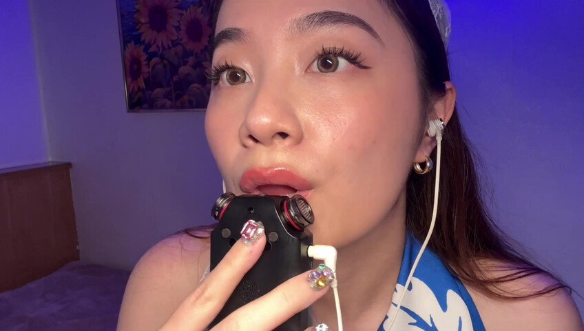 Lin ASMR - ASMR Mouth Directly On Mic