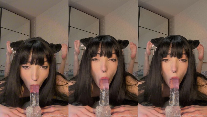 Wannabeyours - Dildo Blowjob