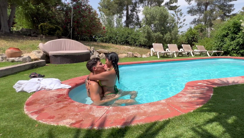 Yasminakhan - The neighbour watches us as we have sex in the garden pool - May 22, 2026