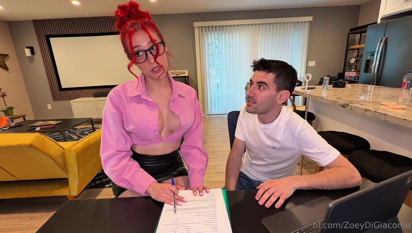 Zoey Di Giacomo - Takes a Hard Fucking from Jordi ENP’s Huge White Cock