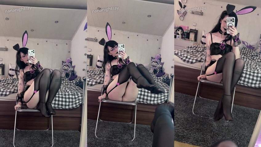 Nananightray - POV: The goth bunny isn't sure whether to give you a trick or a treat