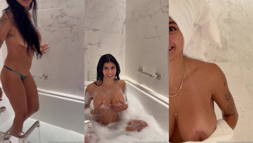 Mia Khalifa - 23 Sep 2026 - Bathtub & Shower NSFW Video